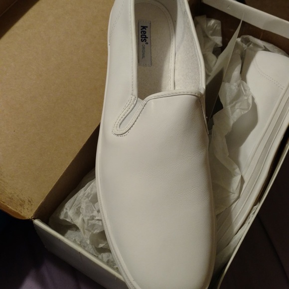 KEDS 13N Leather Champion slip on shoe - Picture 1 of 4